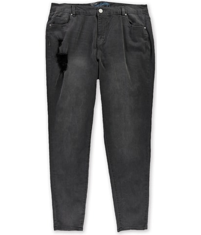 Vintage Distressed Tapered Slim Jeans