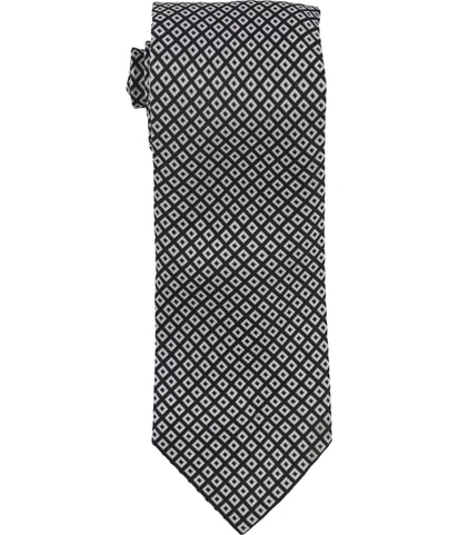 Stacked Square Self-tied Necktie