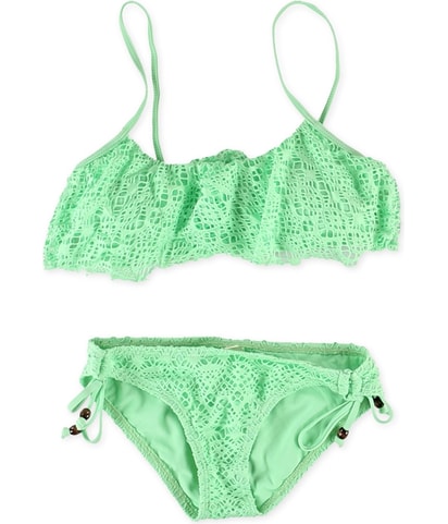 Mesh Side Tie 2 Piece Bandeau