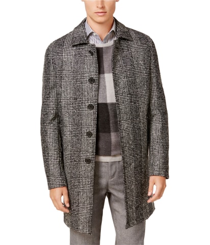 Plaid Overcoat Dress