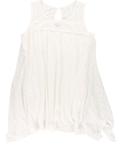 Textured Sleeveless Shift Dress