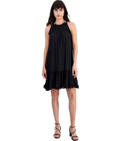 Ruffled A-line Dress