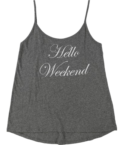 Hello Weekend Pajama Sleep Tank Top