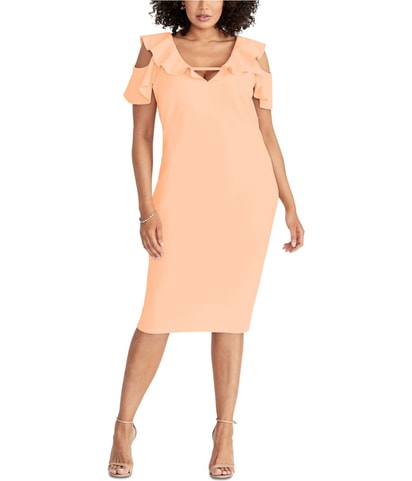 Ruffle Off-Shoulder Dress