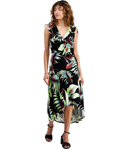 Eulalie Midi High-Low Dress