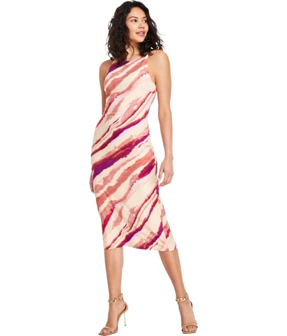 Printed Midi Dress