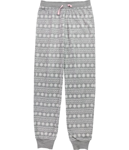 Fair Isle Snowflake Pajama Jogger Pants