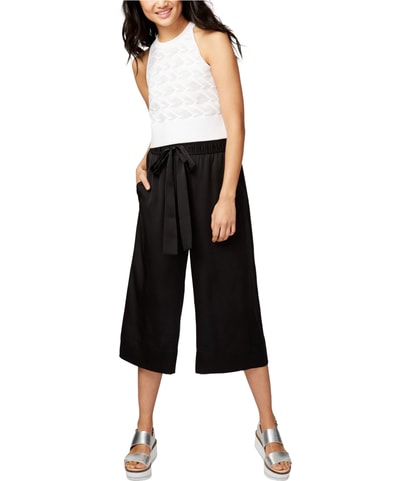 Vicky Straight Leg Relaxed Cropped Capri Casual Pants