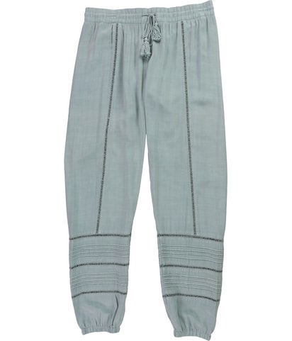 Lattice-Detail Pajama Lounge Pants