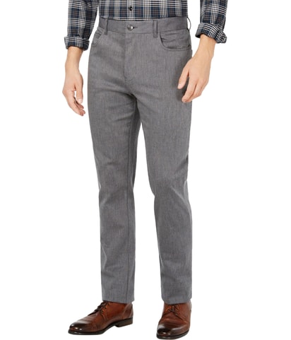 Cross Hatch Straight Leg Relaxed Chino Casual Pants