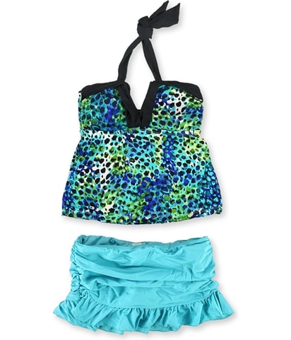 Abstract Print 2 Piece Tankini