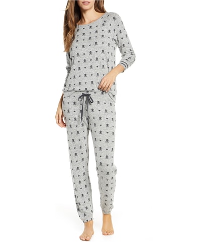 Hearts & Skulls Pajama Sweater