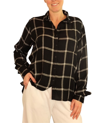 Mad For Plaid Button Down Pajama Tops