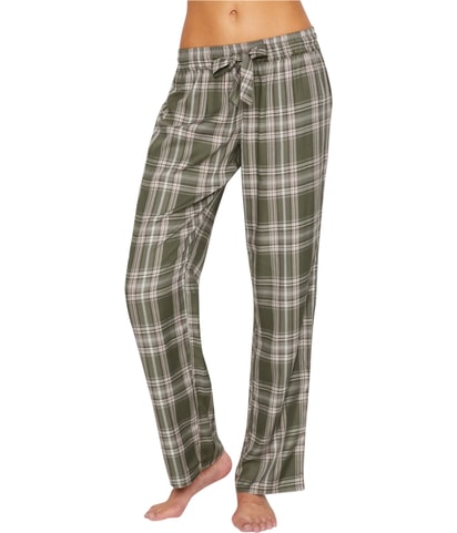 Flannel Print Pajama Lounge Pants