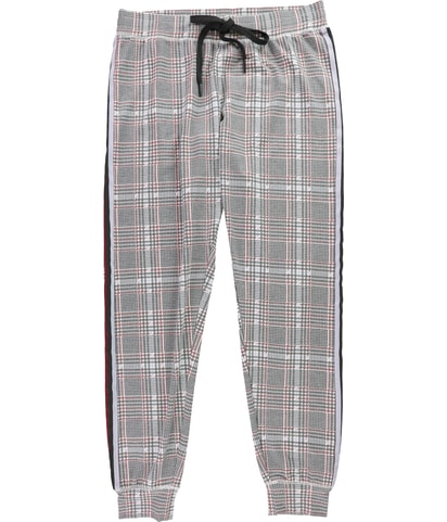 Checkered Houndstooth Pajama Jogger Pants