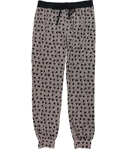 Cheetah Hearts Pajama Jogger Pants