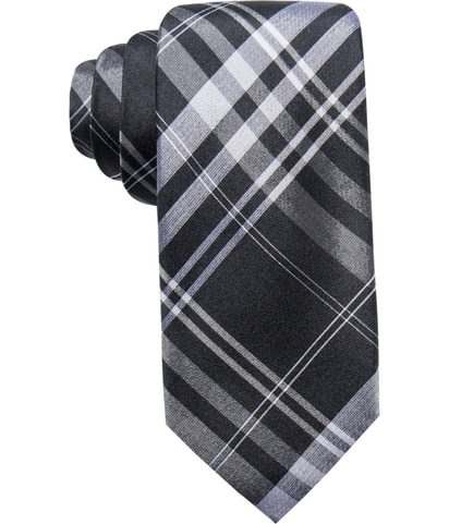 Plaid Silk Self-tied Necktie