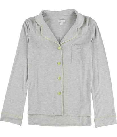 2-Tone Button Down Pajama Tops