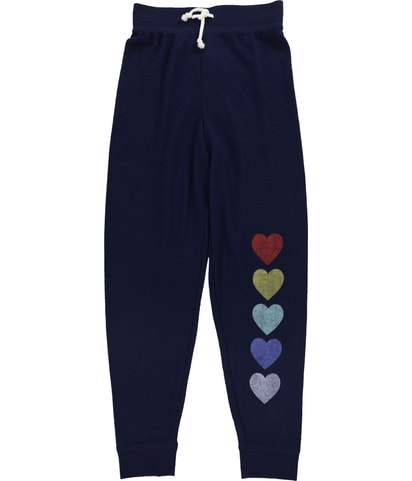 Hearts Down Left Leg Pajama Jogger Pants