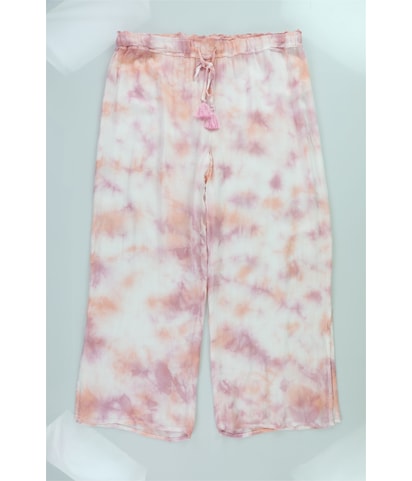 Tie Dye Cropped Pajama Lounge Pants
