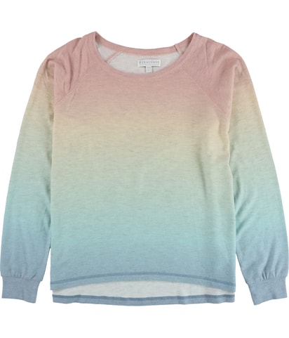 Ombre High Low Hem Pajama Sweater