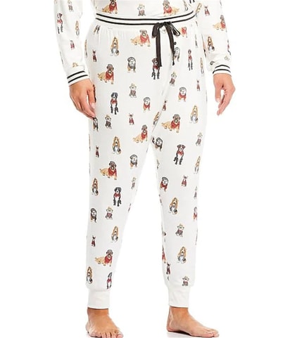 Dogs In Glasses & Scarfs Pajama Lounge Pants