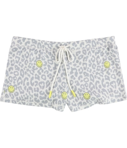 Smiley Animal Print Pajama Shorts