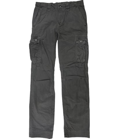 Textured Straight Leg Cargo Casual Pants