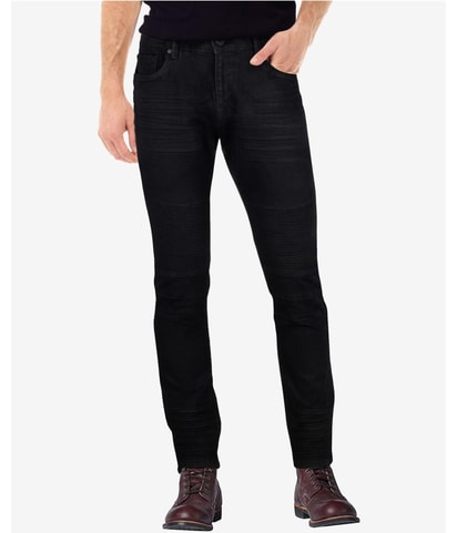 Moto Regular Straight Leg Jeans