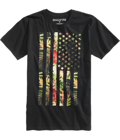 Tropical Flag Graphic T-Shirt