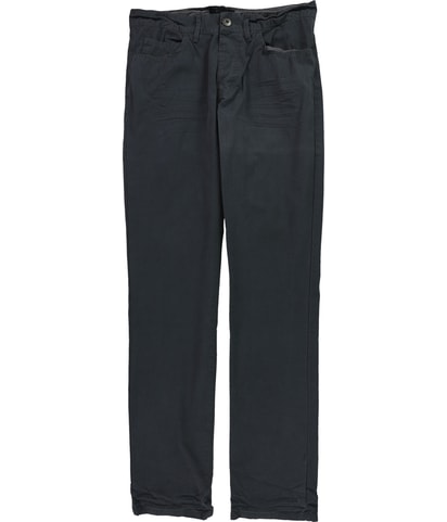 Solid Straight Leg Casual Pants