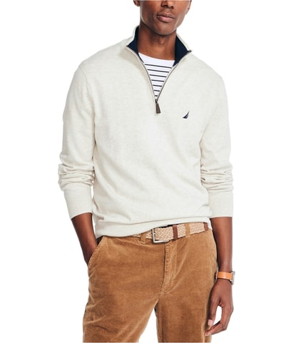 Classic-Fit Quarter-Zip Pullover Sweater