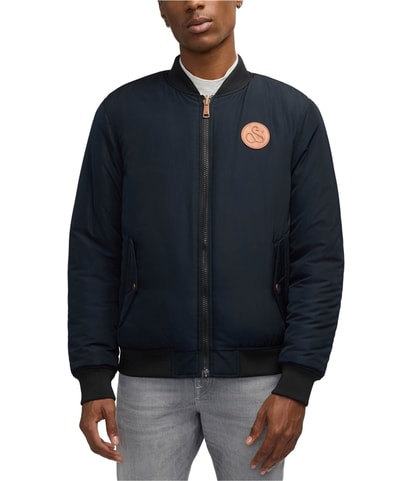 Evlon Reversible Varsity Bomber Jacket