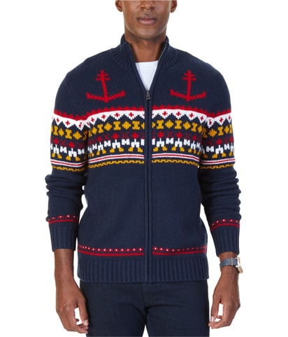 Anchor Fair Isle Cardigan Sweater