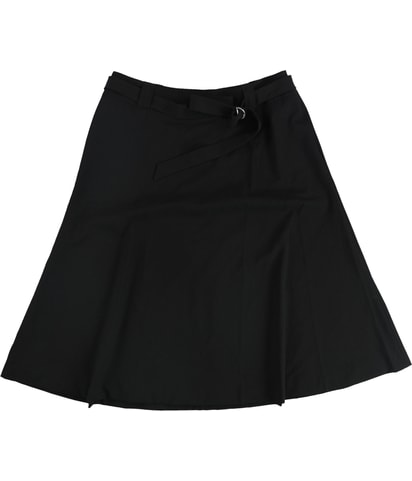 Belted A-line Skirt