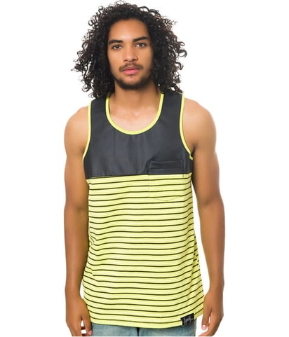 The Pieced PU Tank Top