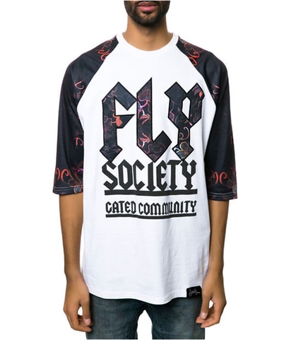The Jersey Raglan Embellished T-Shirt