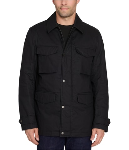 Waxed Cotton Cargo Military Jacket