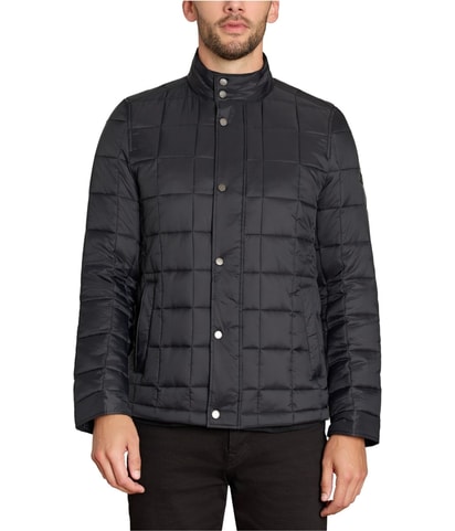 Box-Quilted Full-Zip Puffer Jacket