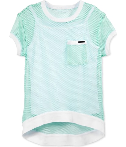 Sean John Layered Mesh Embellished T-Shirt