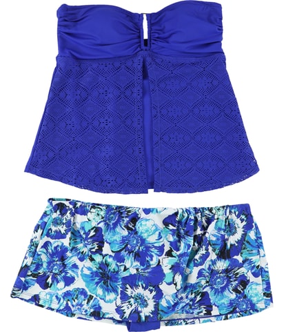 Crochet Wrap Skirt 2 Piece Tankini