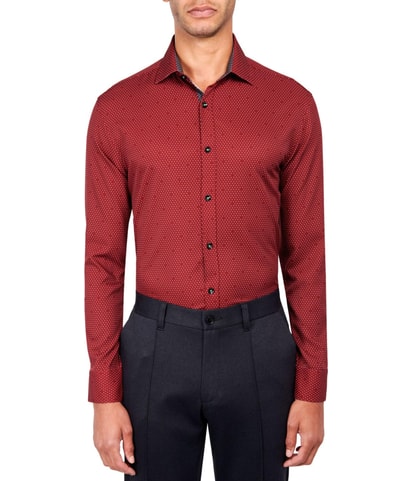Dotted Threads Button Down Dress Shirt