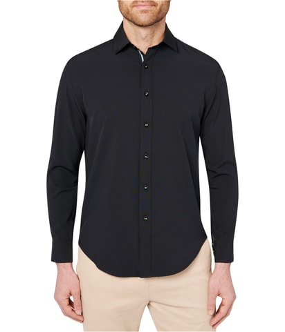 Society of Threads Non-Iron Performance Stretch Solid Button Up Shirt