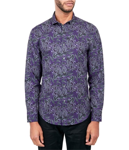 Paisley Non-Iron Performance Stretch Button Up Shirt