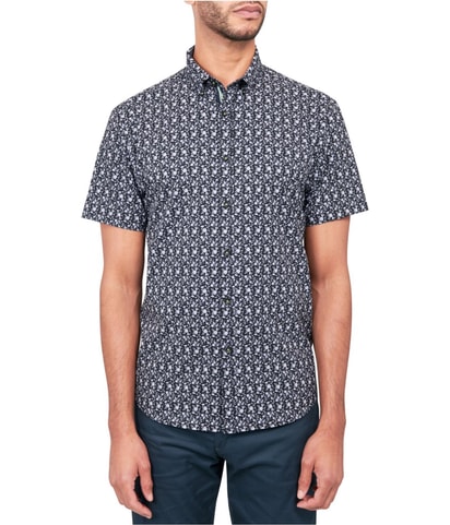 Micro Floral Button Up Shirt