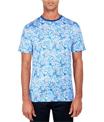 Regular Fit Paisley Performance Graphic T-Shirt