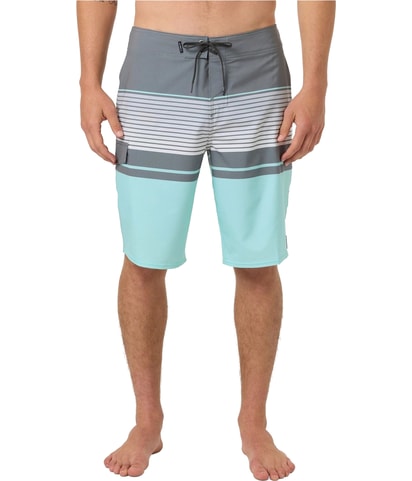 Lennox Striped Swim Bottom Board Shorts