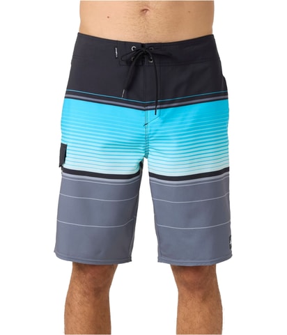 Striped Swim Bottom Board Shorts