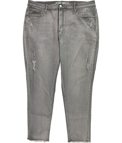 Distressed Tapered Skinny Jeans
