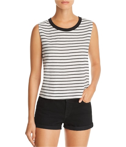 Striped Muscle Tank Top